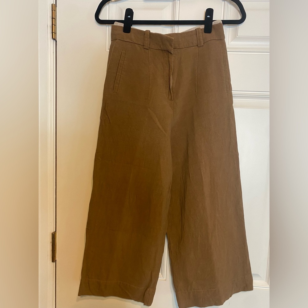 Massimo Dutti Brown Chinos Timeless Tailored Fit